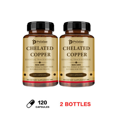 Chelated Copper Capsules - for Collagen Production, Supports Connective Tissue