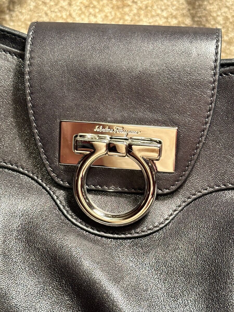 VGUC Salvatore Ferragamo MARISA Calfskin Leather Satchel VGUC Salvatore Ferragamo MARISA Calfskin Leather Satchel