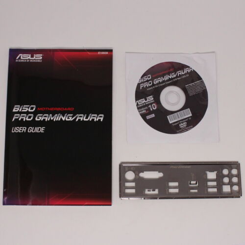 Asus B150 Pro Gaming/Aura - Osłona gniazda ATX IO Shield Blacha slotowa (#7352)