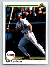 Jeff Treadway 1990 Upper Deck #141 Atlanta Braves