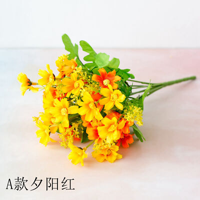 28 heads Daisy Artificial Flower Outdoor Fake Plant Garden Grass Home Decoration