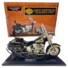 Harley Davidson Telephone Heritage Softail Telemania Black w Box