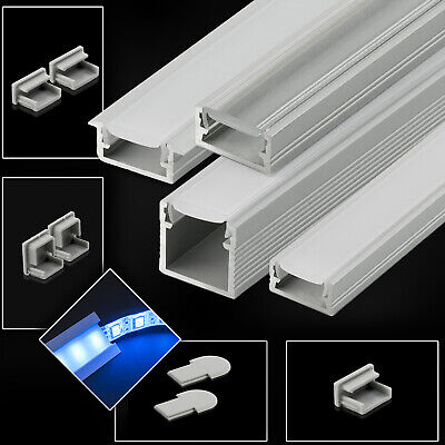 Aluprofil für LED SMART 1m Lang Schiene Profile Montageklammern TOP!