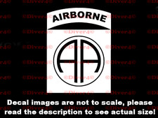 82nd Airborne All American Division Patch Decal Bumper Sticker Made in the USA