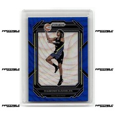 2023 Panini Prizm WNBA - Diamond DeShields #119 Blue Wave Prizm SP