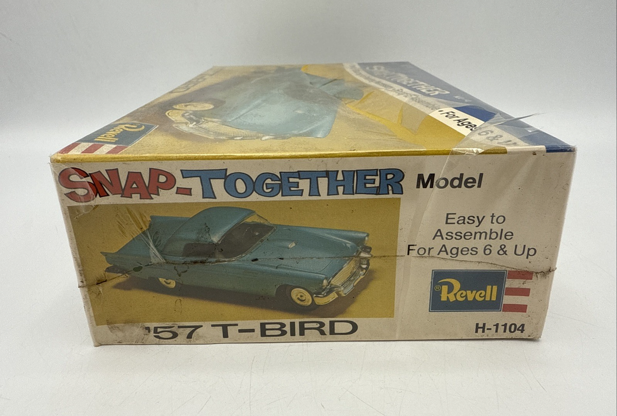 1974 Revell '57 T-Bird Snap-Together Model Kit Factory Sealed