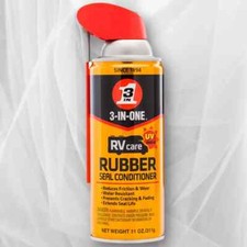 3-IN-ONE Rvcare Rubber Seal Conditioner with SMART STRAW SPRAYS 2 WAYS 11 OZ