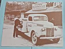 1940s ATHENS GA POSS BBQ Coca Cola Bottling Co FORD Delivery TRUCK Photo 11 X 14