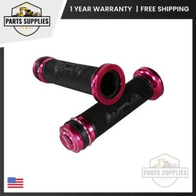 NCY Aluminum Button Grip Set 22 mm Pink for Scooter Universal Fitment
