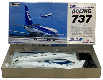 【希少】ANA Boeing 737 1/100 模型キット Doyusha 1/100 Boeing 737 ANA All Nippon Airways Plastic Model Kit