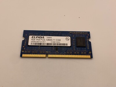 Elpida 4GB PC3L-12800S 11-12-B4 DDR3 1600MHz 204pin Laptop EBJ40UG8EFU0-GN-F