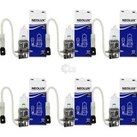 6X Neolux Halogen H3 55W 12V Sockel Pk22S