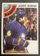 1978-79 Topps Hockey - #231 Jerry Korab - Buffalo Sabres