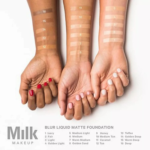 Milk Makeup Blur Liquid Matte Foundation ~ FAIR ~ New ~ Rare Hard to Find Shade - Picture 2 of 2