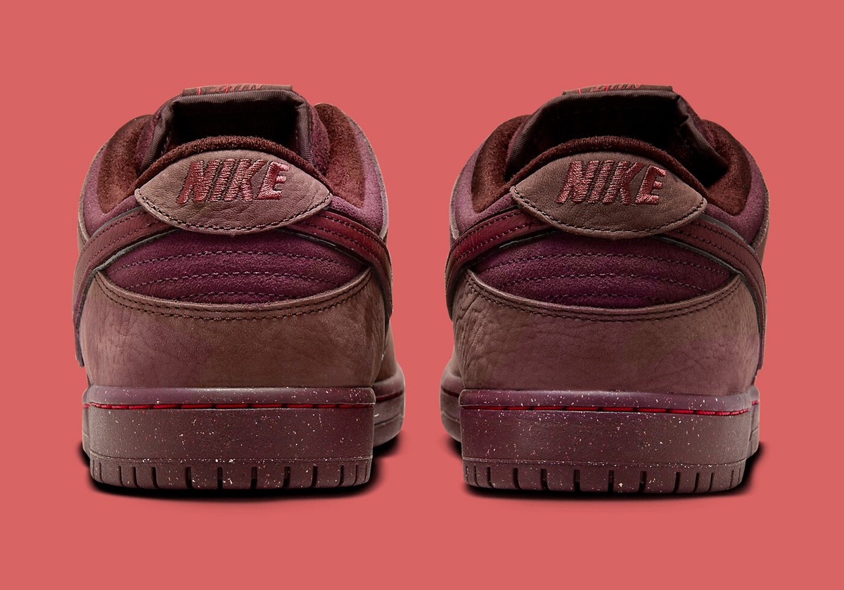 Nike SB Dunk Low PRM Valentine's Day Burgundy Crush Team Red