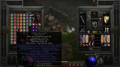 Diablo 2 Resurrected D2R -  Arm des Königs Leoric