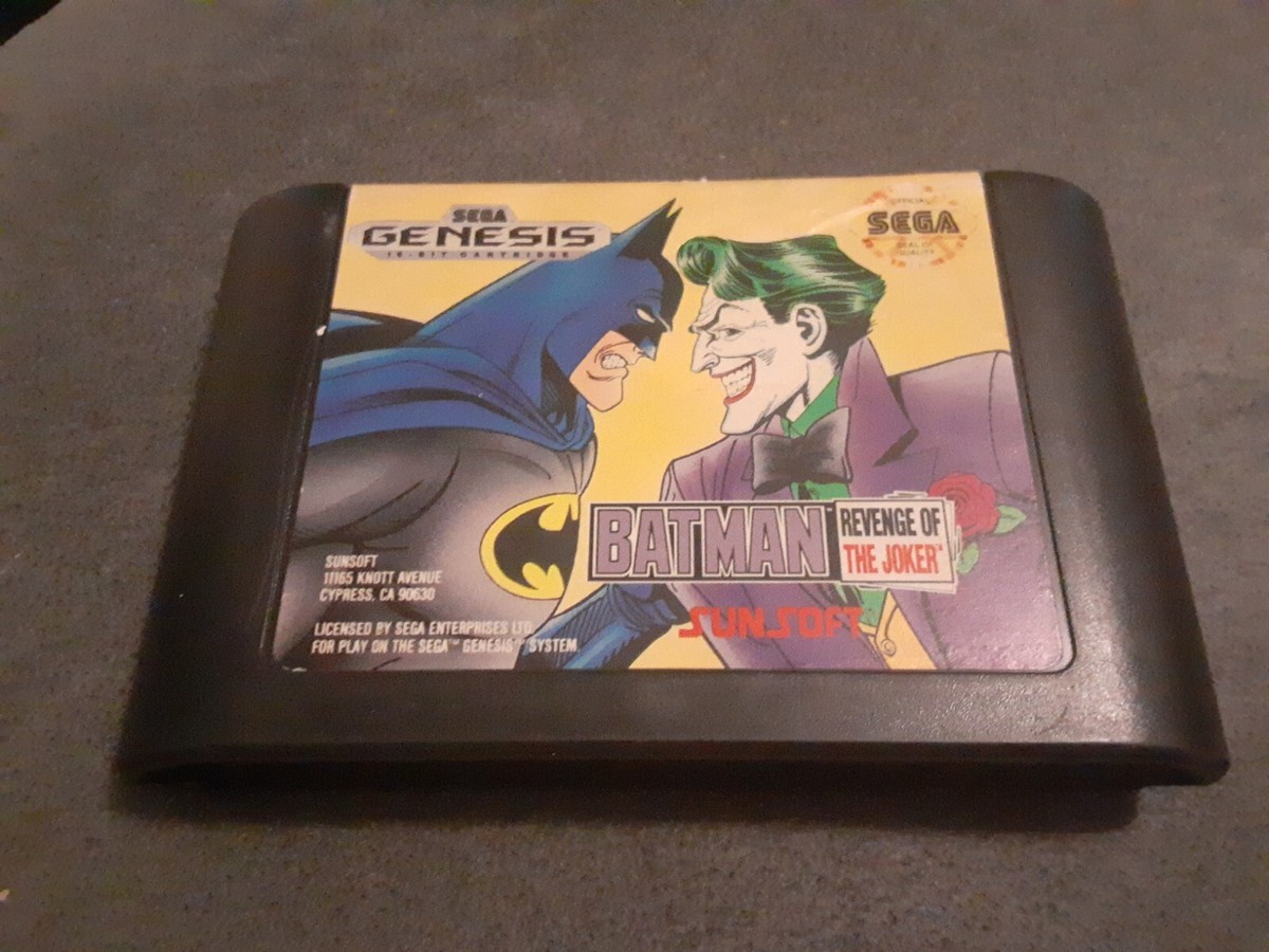 Batman: Revenge of the Joker (Sega Genesis, 1992) Authentic Tested 