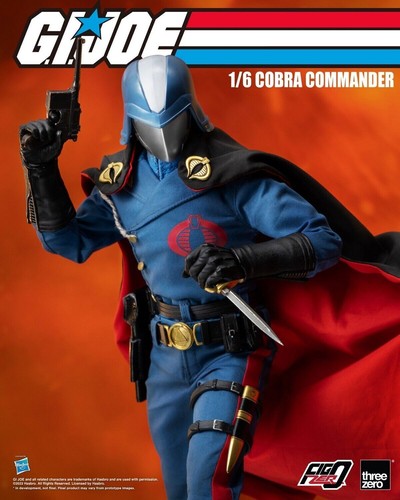 Threezero 3Z03150W0 1/6 G.I. Joe Cobra Commander 12" Action Figure Model New - Picture 22 of 22