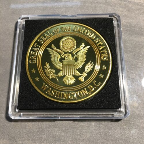 Gran moneda de desafío coleccionable coloreada sello de estado de ALABAMA ¡con estuche! - Imagen 11 de 15