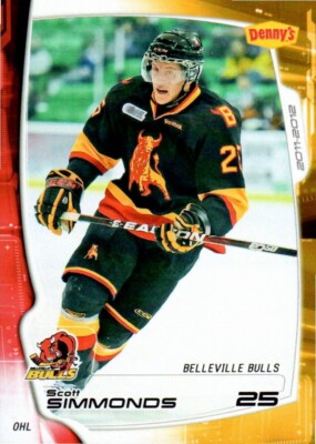 Scott Simmonds Scott Simmonds 2011-12 Belleville Bulls | eBay