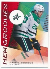 MAVRIK BOURQUE 2024-25 SP GAME USED EDITION NEW GROOVES RED #NG-17 MINT