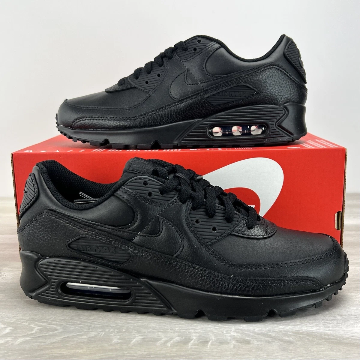 Men's Nike Air Max 90 Leather Casual Shoes