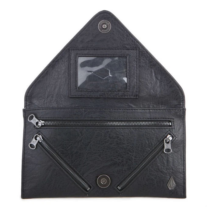 Volcom Woman Zip Trip Clutch Wallet BLK Portmonee schwarz NEW Neuware PORTOFREI! - Bild 2 von 3