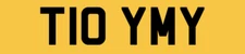 TOMMY TOM PRIVATE NUMBER PLATE PERSONAL REGISTRATION MY TOY REG THOMAS T10 YMY