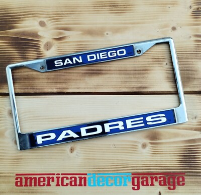 USA Nummernschildrahmen aus Metall/License Plate Frame*San Diego Padres* 
