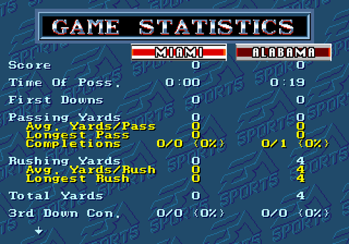 Bill Walsh College Football - Sega Genesis Game - Picture 7 of 8