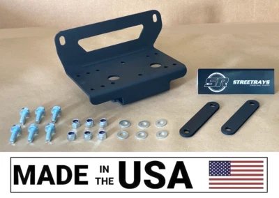 [SR] WINCH MOUNT PLATE for 2012-2017 John Deere Gator XUV 550 RSX 850i 860i 860M - Image 1 of 4