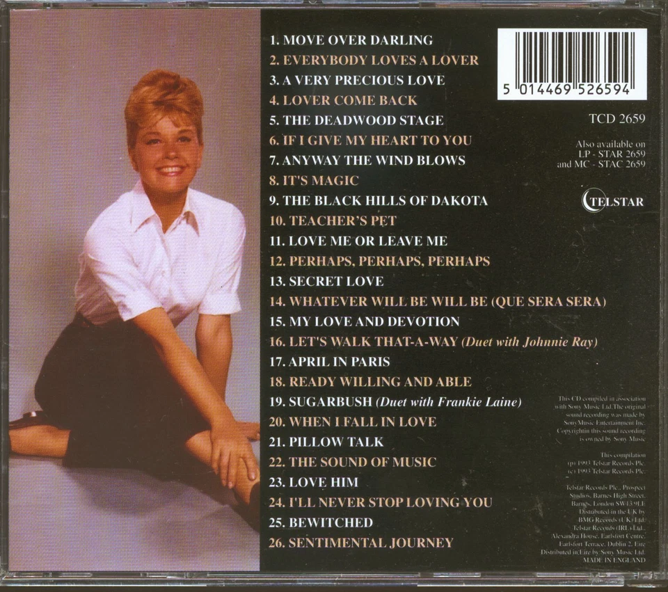Doris Day - The Hit Singles Collection (CD) - Pop Vocal - Image 2 of 2
