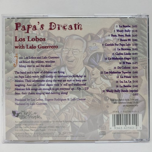 Los Lobos w/Lalo Guerrero - Papa's Dream CD 1995 EXCELLENT - Bild 2 von 3