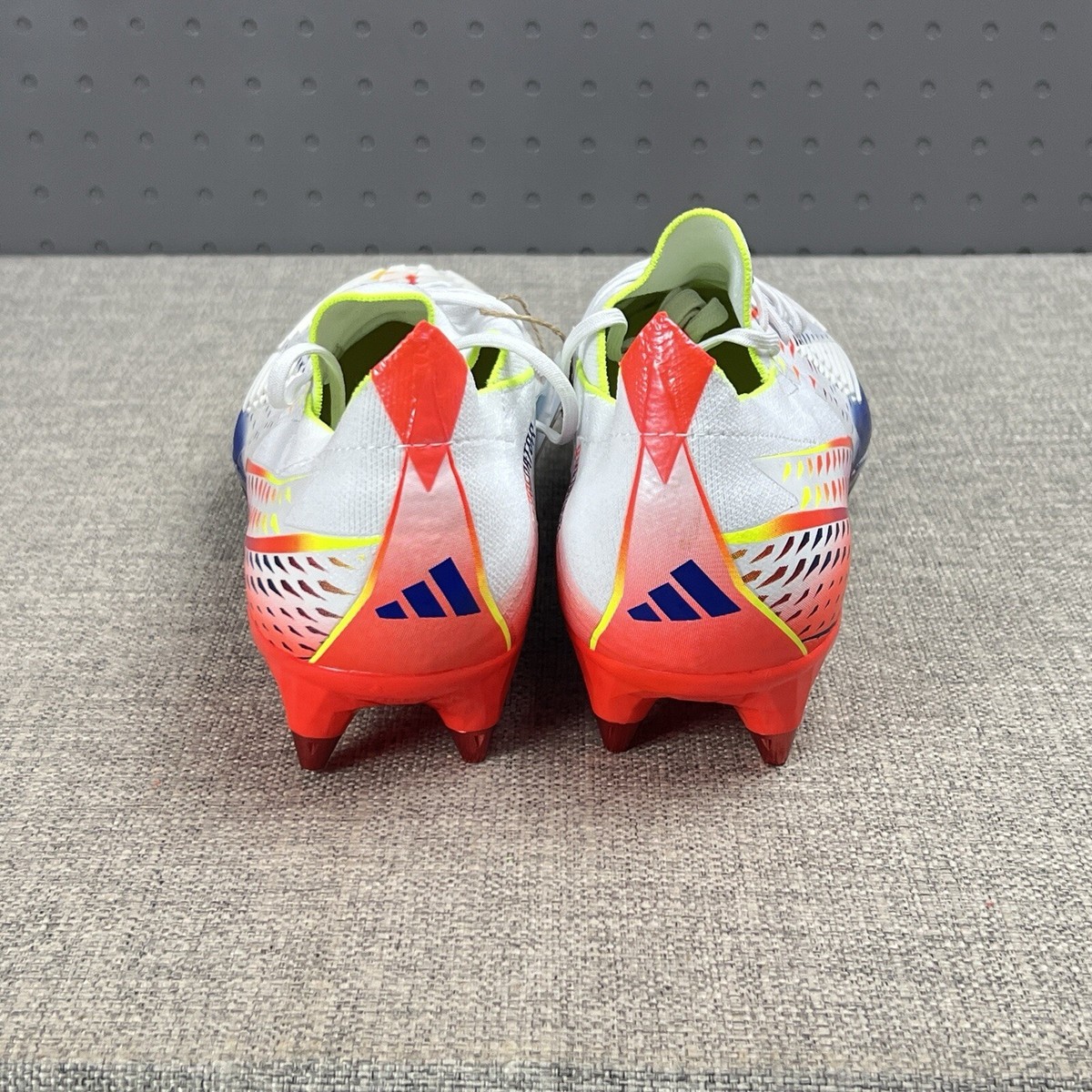 Adidas Predator Edge.1 L S SG White AI Tigua Soccer Cleats 
