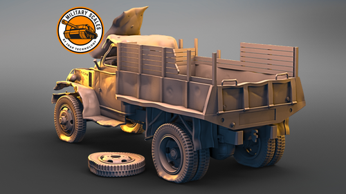 Chevrolet G7107 Destroyed 1:72 - Picture 2 of 4