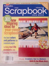 Creating Keepsakes Scrapbook Idea Book Volume 9 365 Best Page Design Ideas LNC