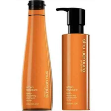 Shu Uemura Urban Moisture Shampoo (10 oz) and Conditioner (8 oz) Duo Set | New