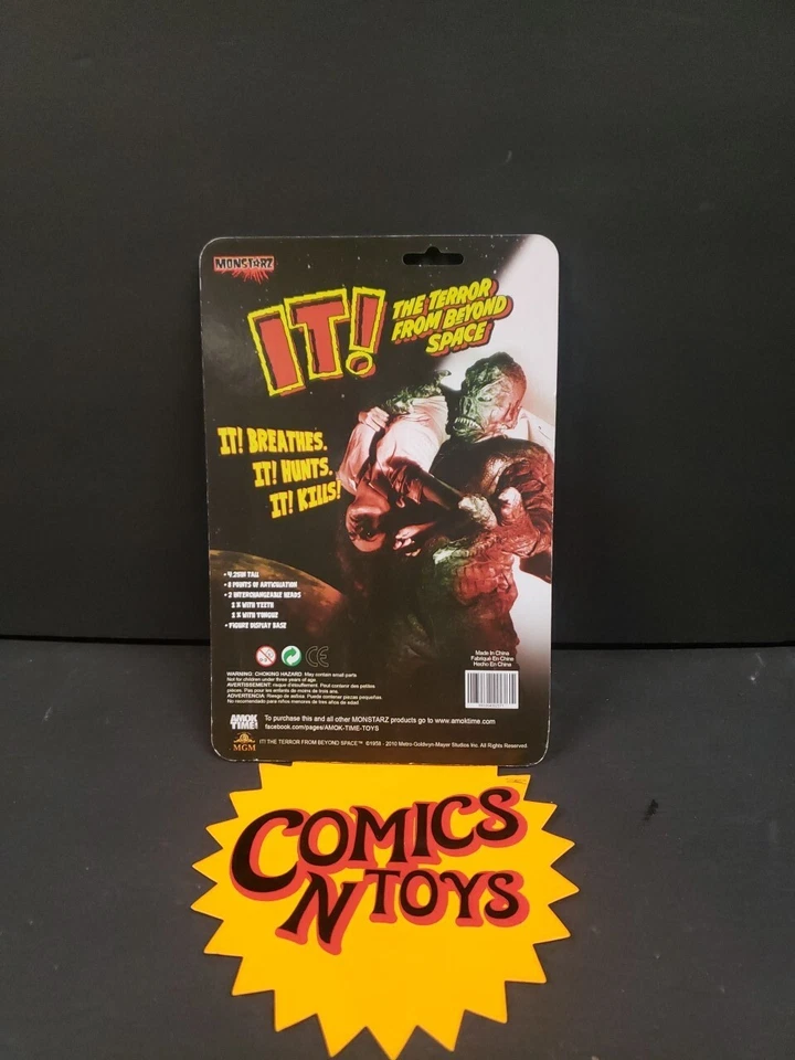 IT! Figura de acción retro The Terror From Beyond Space Alien verde escala 3,75" Foto 2 de 2