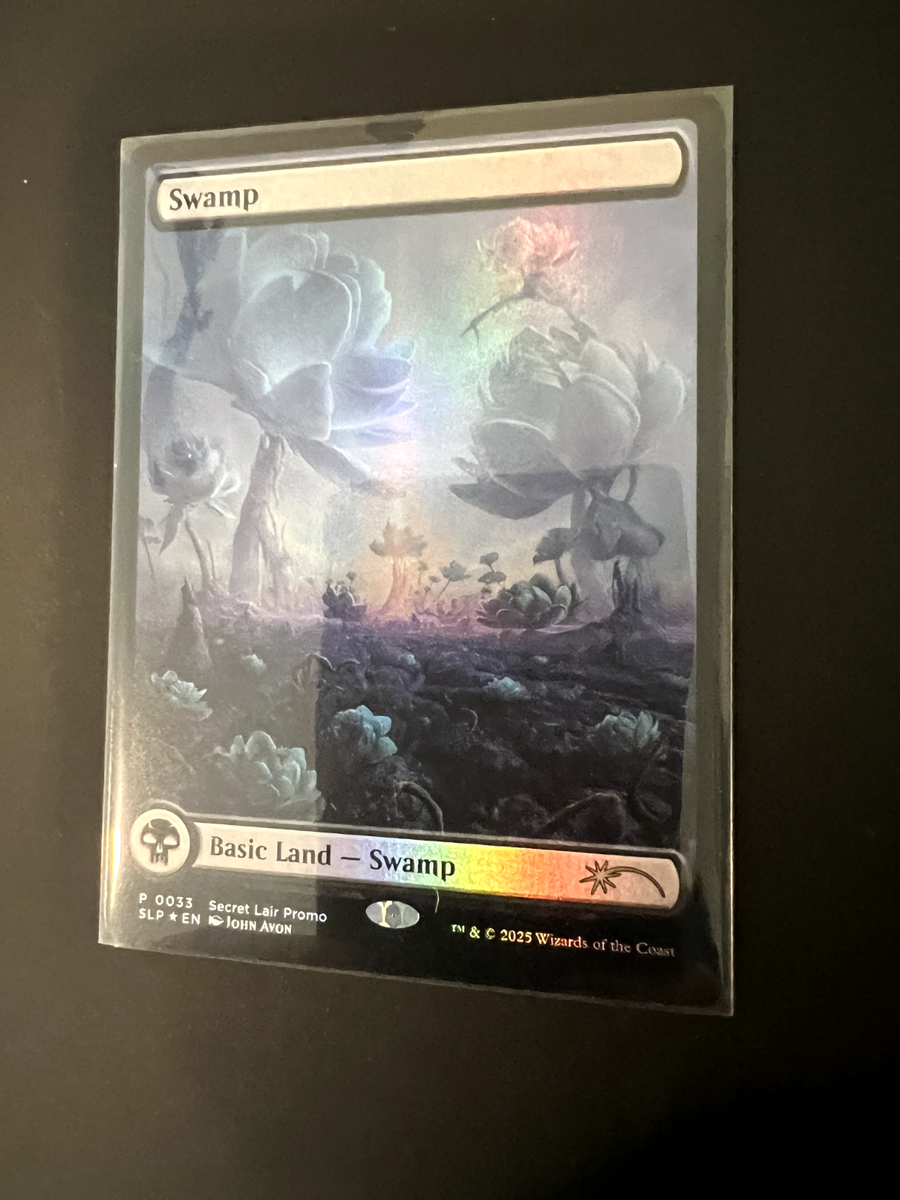 MagicCon Las Vegas 2025 Secret Lair FOIL Promo Swamp NM 0033