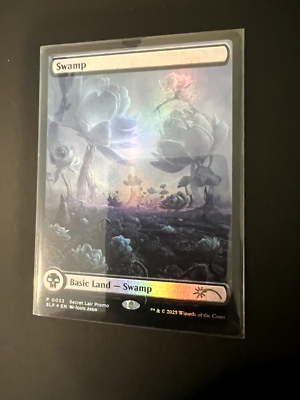 MagicCon Las Vegas 2025 Secret Lair FOIL Promo Swamp NM 0033 by