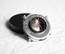 Wollensak Raptar 135mm f4.7 lens with Rapax shutter