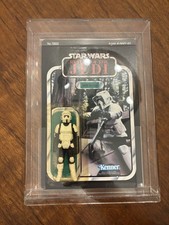 Kenner Star Wars ROTJ Biker Scout 77 Back A ROTJ77A 1983 Unpunched Acrylic Case