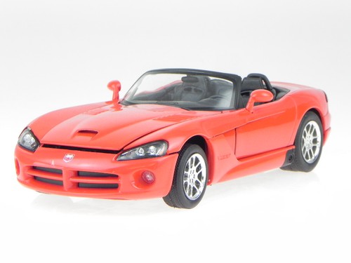 Dodge Viper SRT-10 2003 rojo coche en miniatura 22445 Welly 1:24 - Imagen 3 de 7