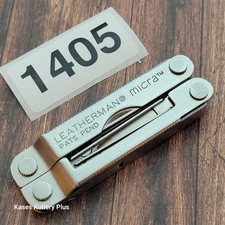 Leatherman Micra Compact Folding Multi Tool Scissors Knife Tweezers Screwdriver