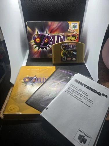 New ListingLegend of Zelda Majora's Mask Collector's Edition Complete in Box (CIB) N64