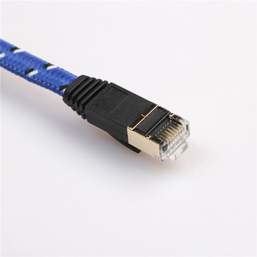 Premium 10 Gigabit Cat 7 Ethernet Cable Nylon Braided 3.3ft Connectors for - 第 3/12 張圖片