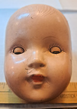 Vintage 1930s Composition Doll Head Sleep Eyes Repair