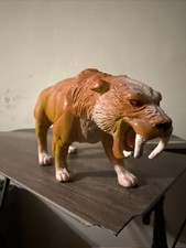 Vintage 1989 Imperial Saber tooth tiger toy