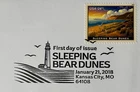 USA Express Priority Mail $24.70 Sleeping Bear Sand Dunes First Day Cover