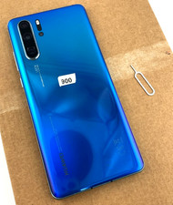 Huawei P30 Pro 8GB/128GB ROM Sim Blue Colour ((EE Network)) CellPhone Scratches